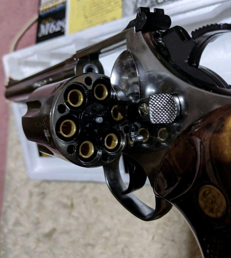 クラウンモデル ホップアップガスリボルバー No.6 S&W M629 8インチ