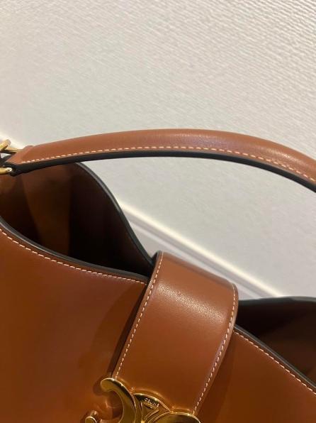 CELINE ブラウン ショルダーバッグ