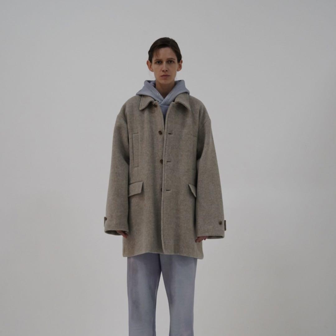 アンデコレイテッド Wool Melton Coat タグ付き（UNDECORATED