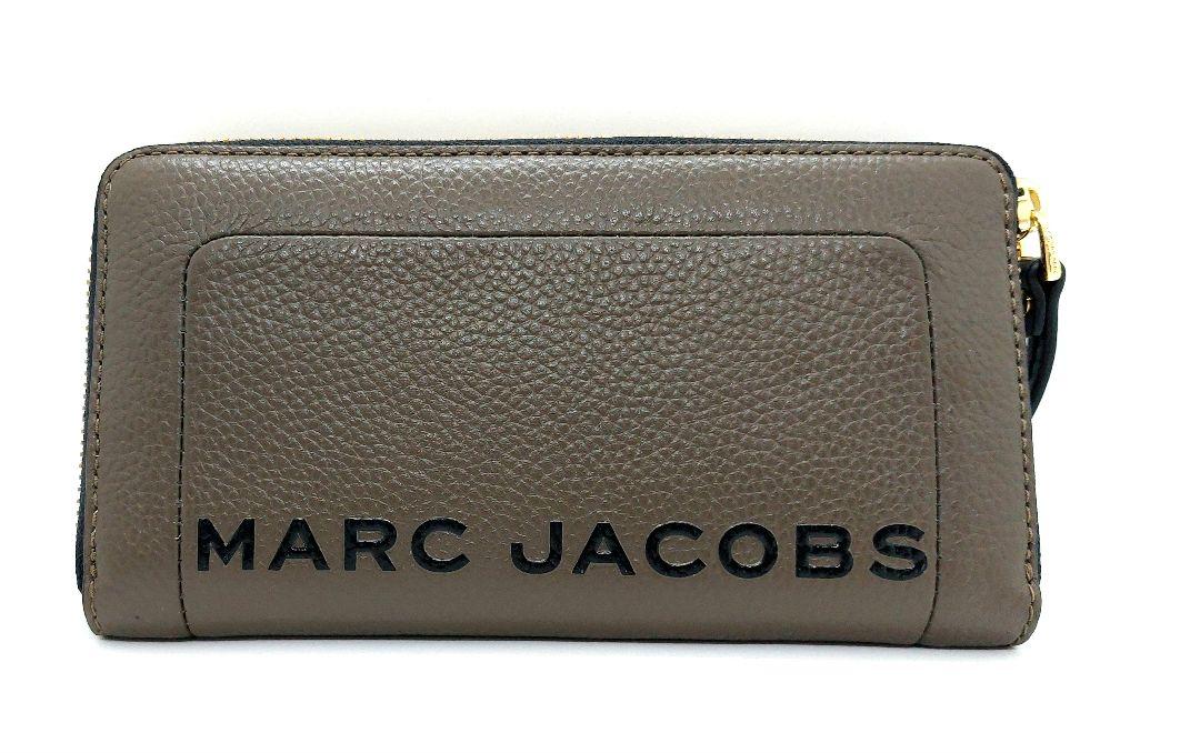 内祝い MARC JACOBS 長財布 ラウンドジップ レザー レディース