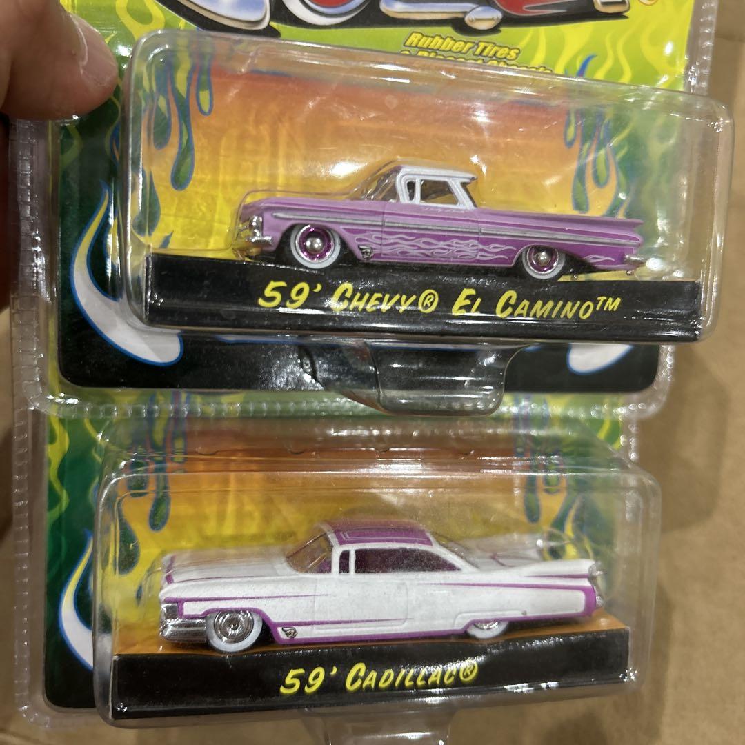 ミニカー Road Rats 59' Chevy El Camino & Cadillac