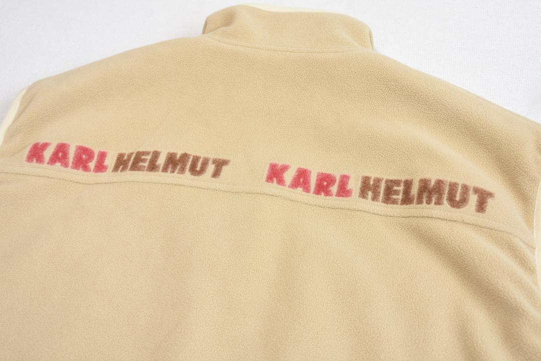 Karl Helmut（カールヘルム）リバーシブル・ジップアップフリースベストL