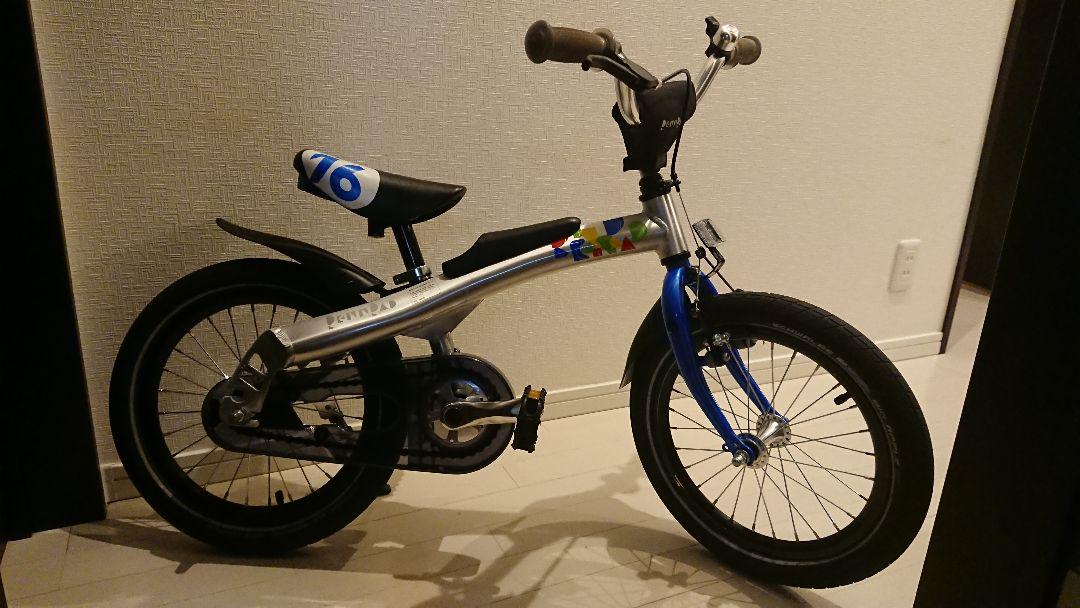 ドイツ製 キッズ キックバイク 自転車 レンラッド 16インチ ブルー