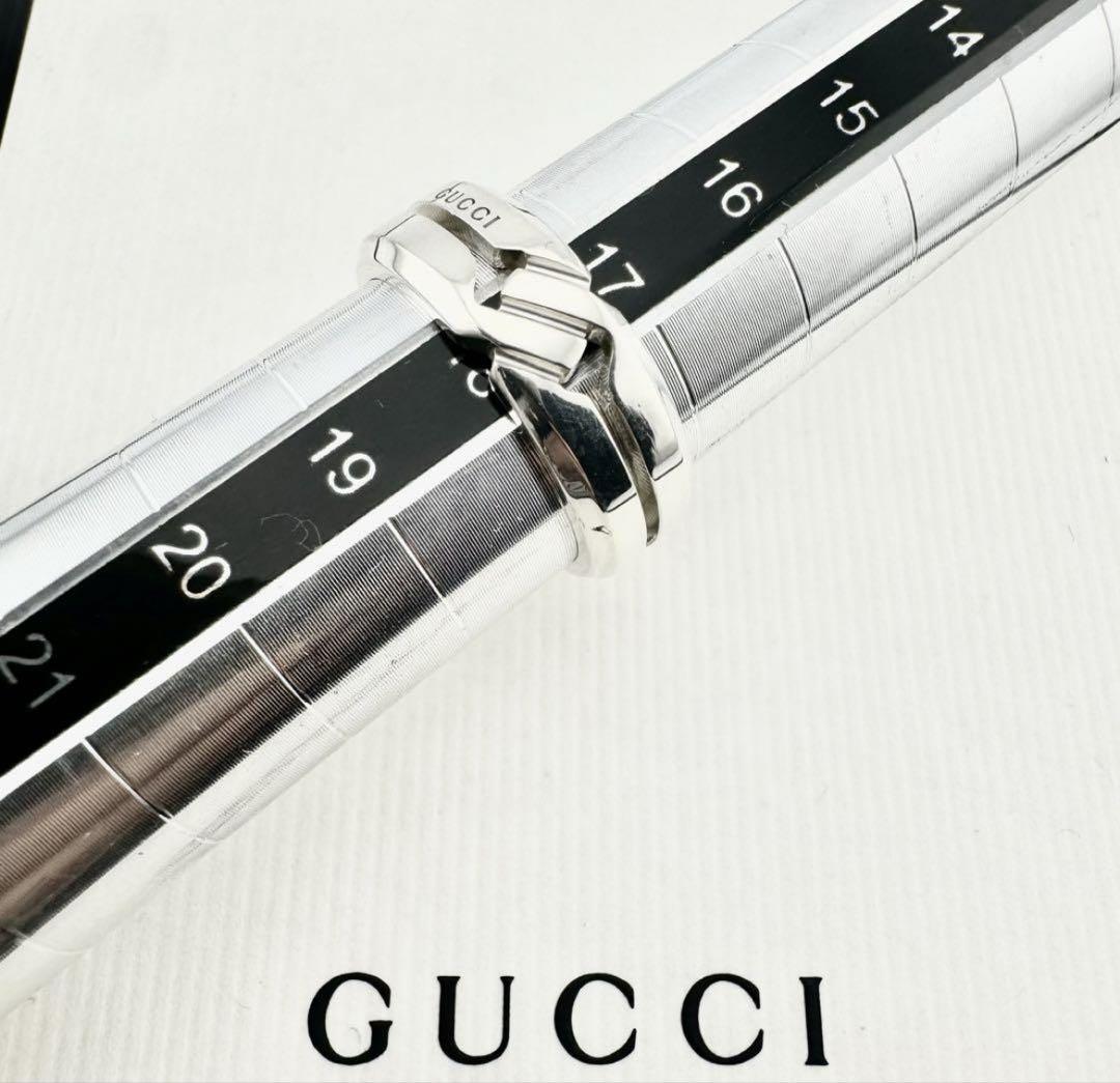 【美品】 124 GUCCI リング インフィニティ　ノット　リング　18号