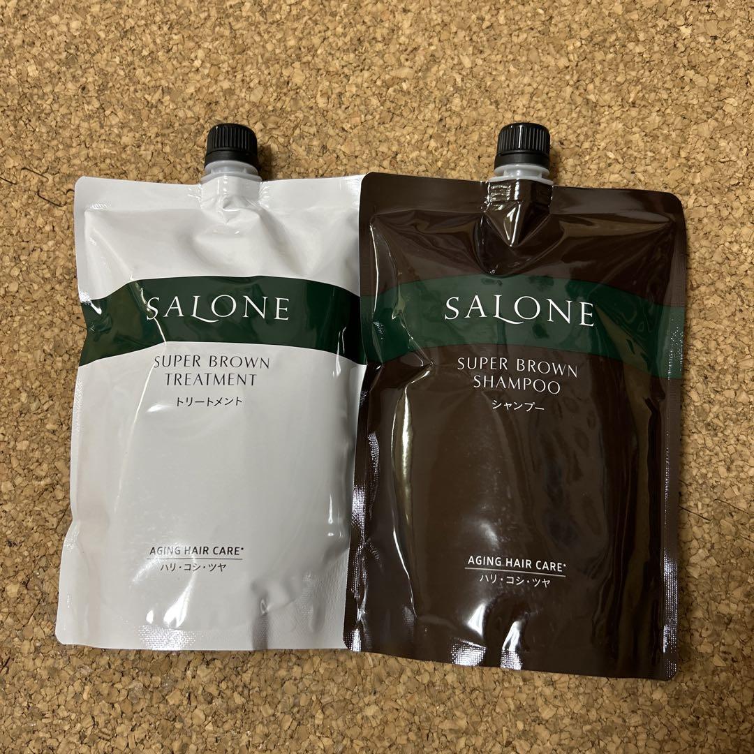サローネ スーパーブラウン シャンプー & トリートメント 800ml