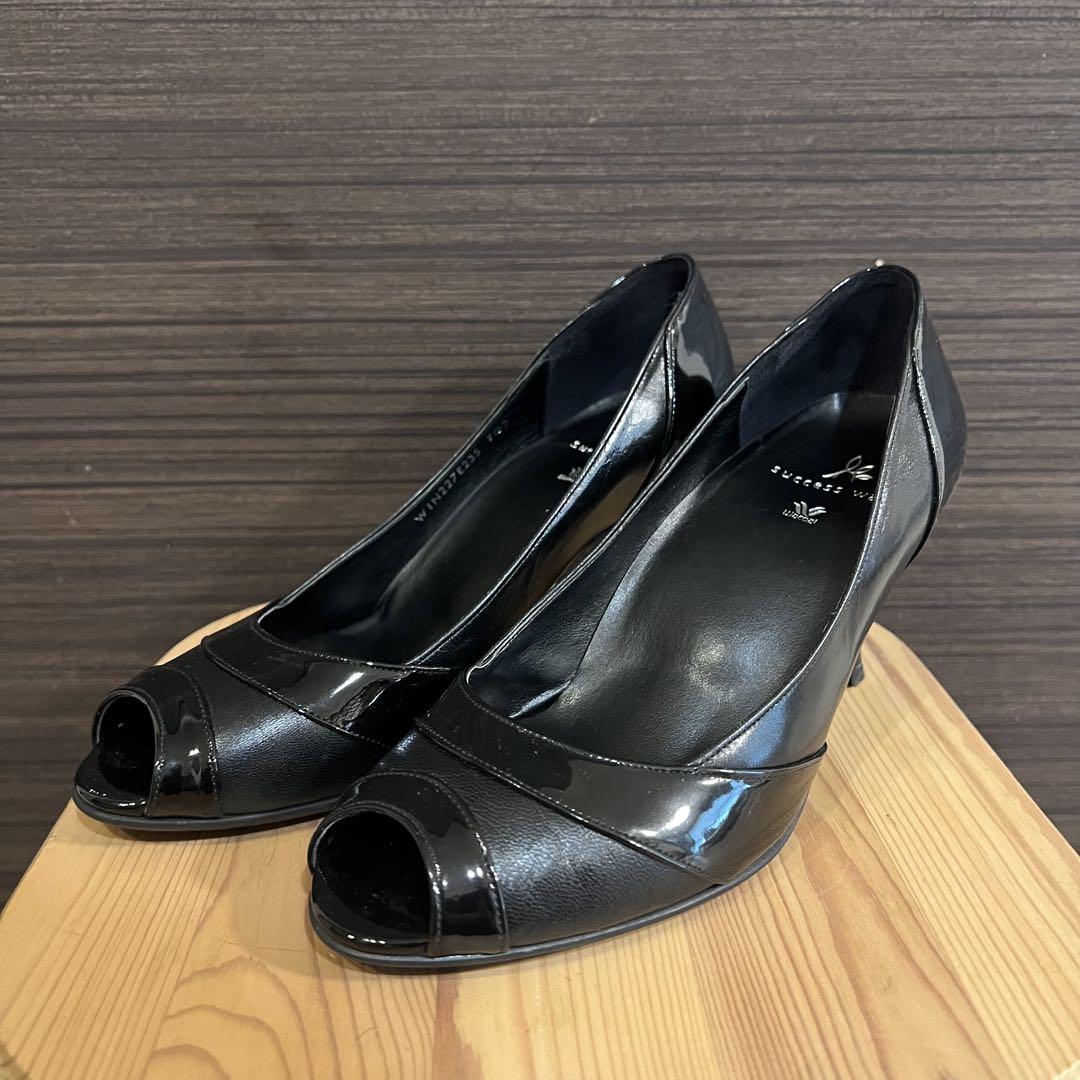 新品美品　サクセスウォークSUCCESS WALK ブラックパンプス エナメル 楽天市場】ワコール wacoal サクセスウォーク success walk