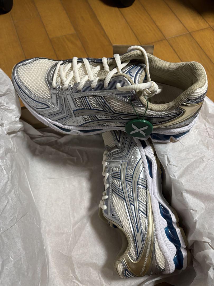 asics gel kayano 14 cream pure silver