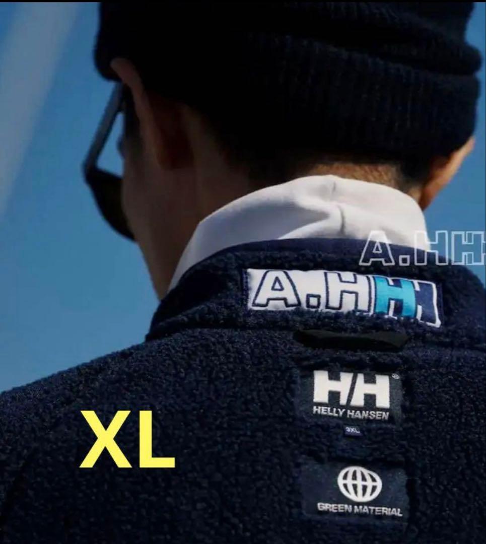 定価37400円ヘリーハンセン×Akio Hasegawa フリース ジャケットXL LL HELLY HANSEN