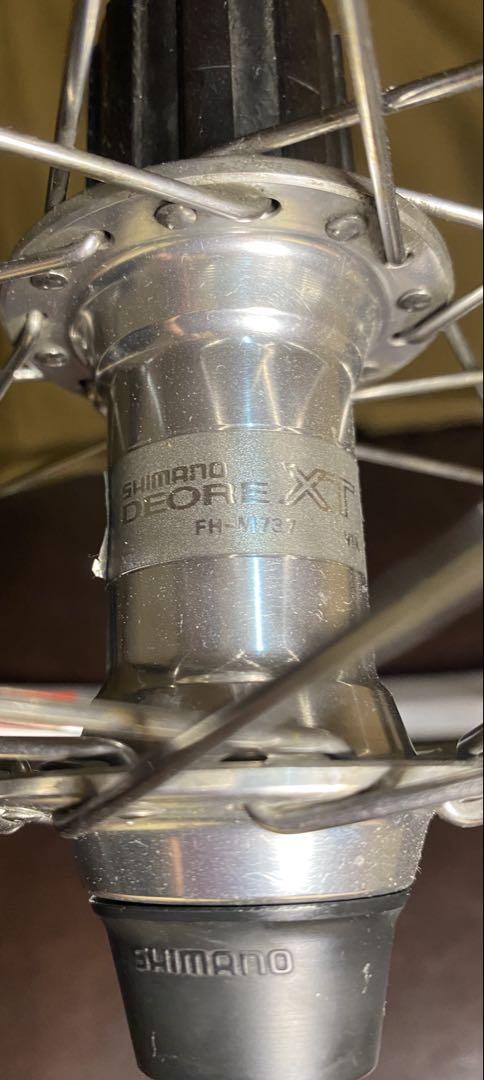 DEORE XT M737+ARAYA 26インチ 手組みホイール