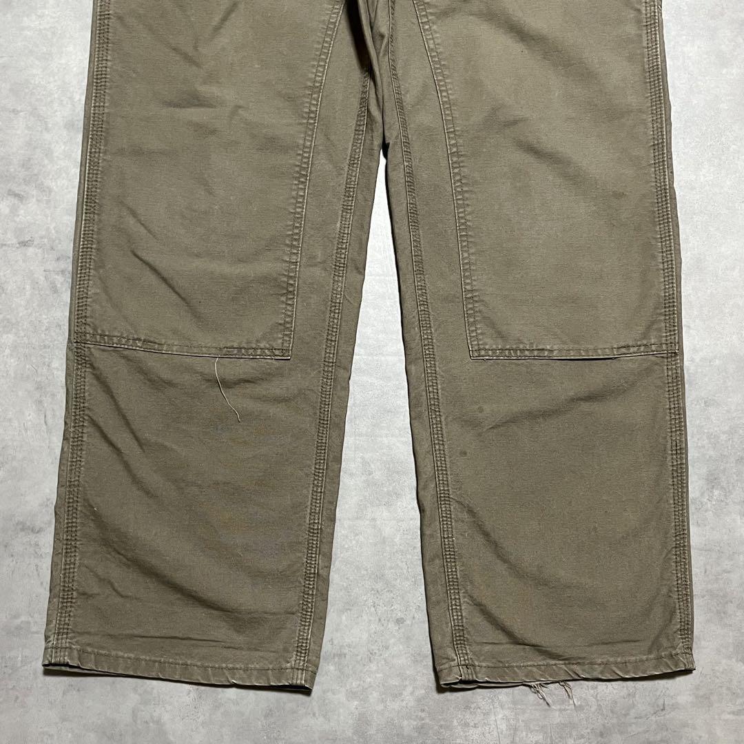 32×32 carhartt ダブルニー ペインターパンツ グレーブラウン