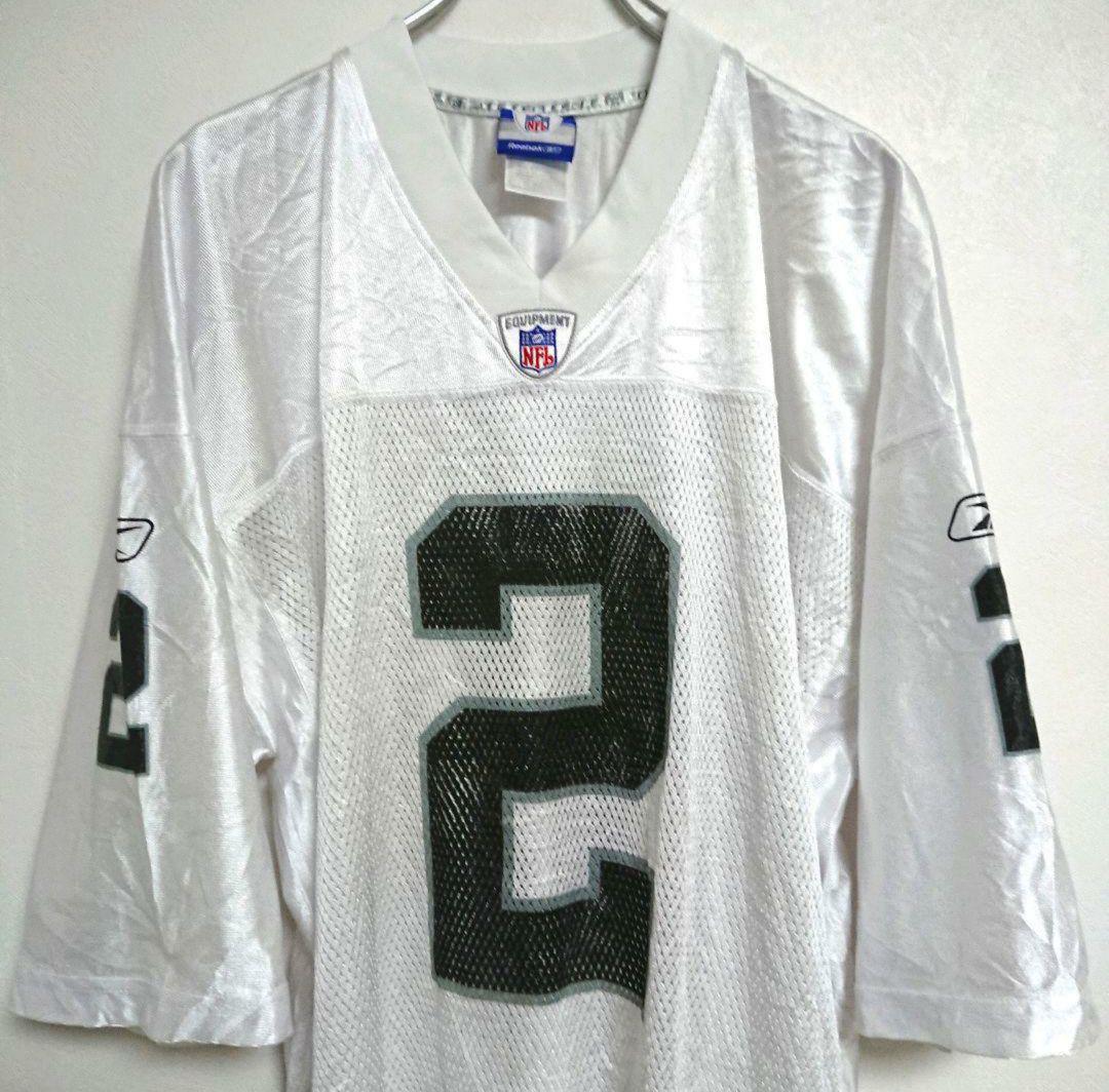 Reebok NFL レイダース 白 ビッグサイズ アメフト ゲームシャツ
