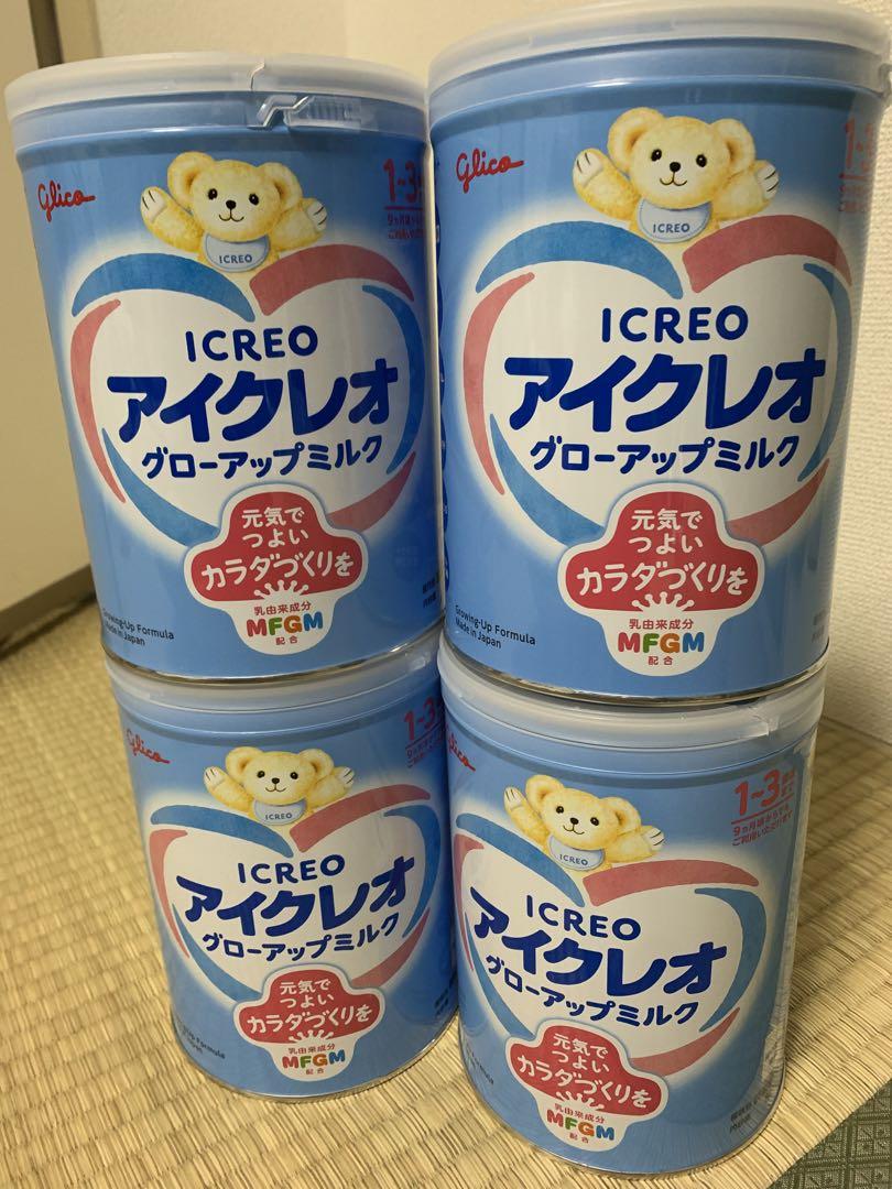 ICREO グロ-アップミルク 4缶セット