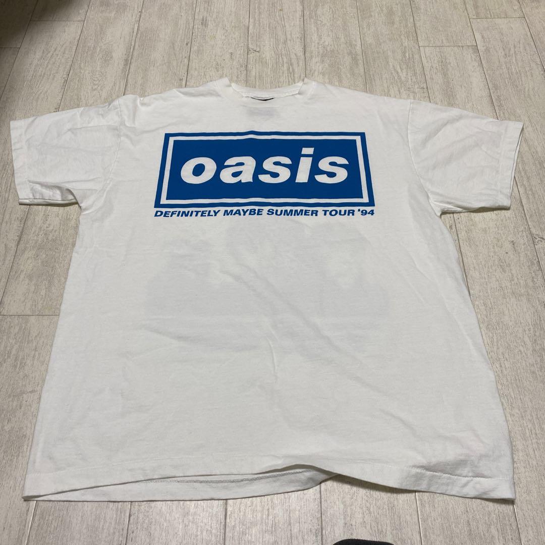 oasis プリントTシャツ バンドT