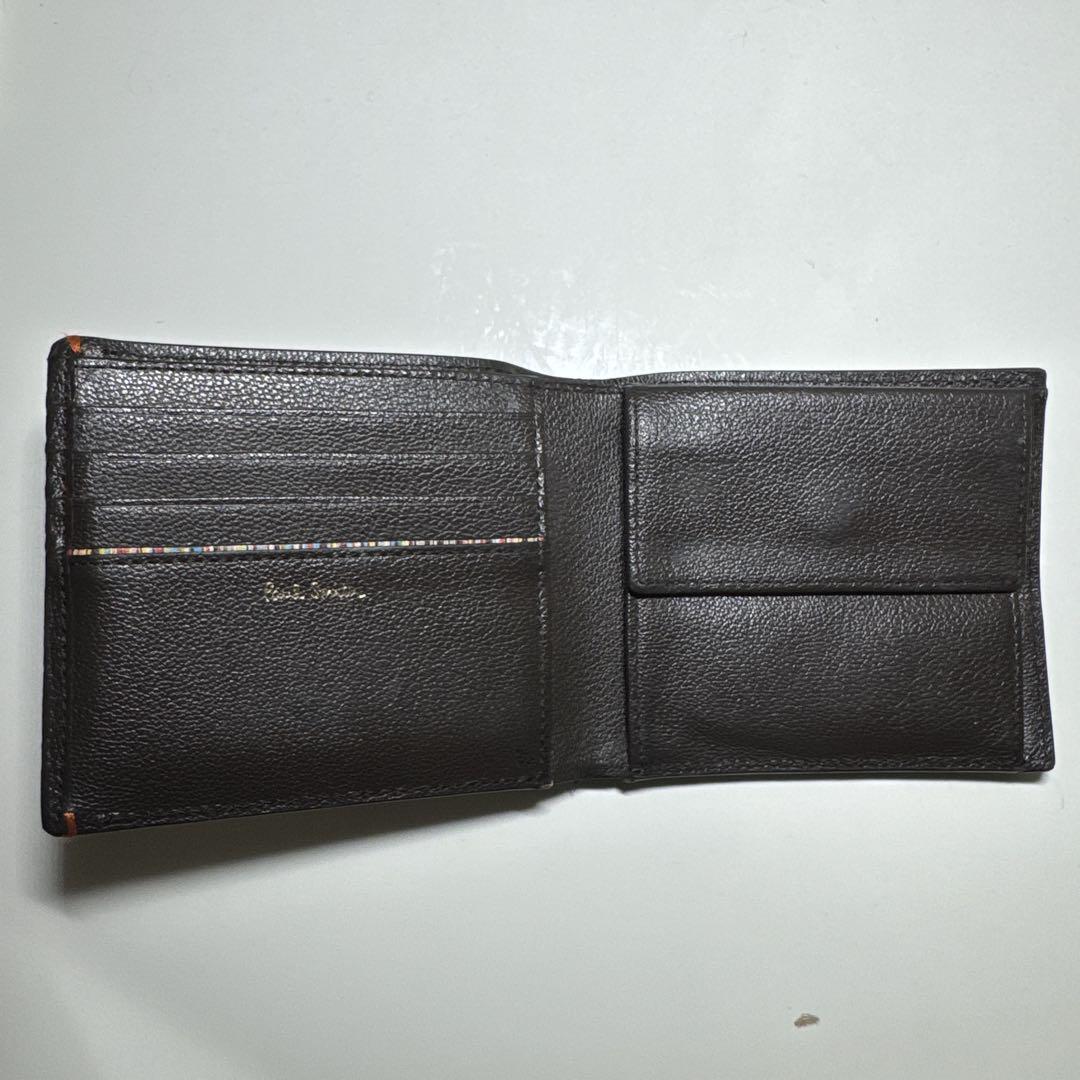 ポールスミス　Paul Smith 財布　茶　二つ折り