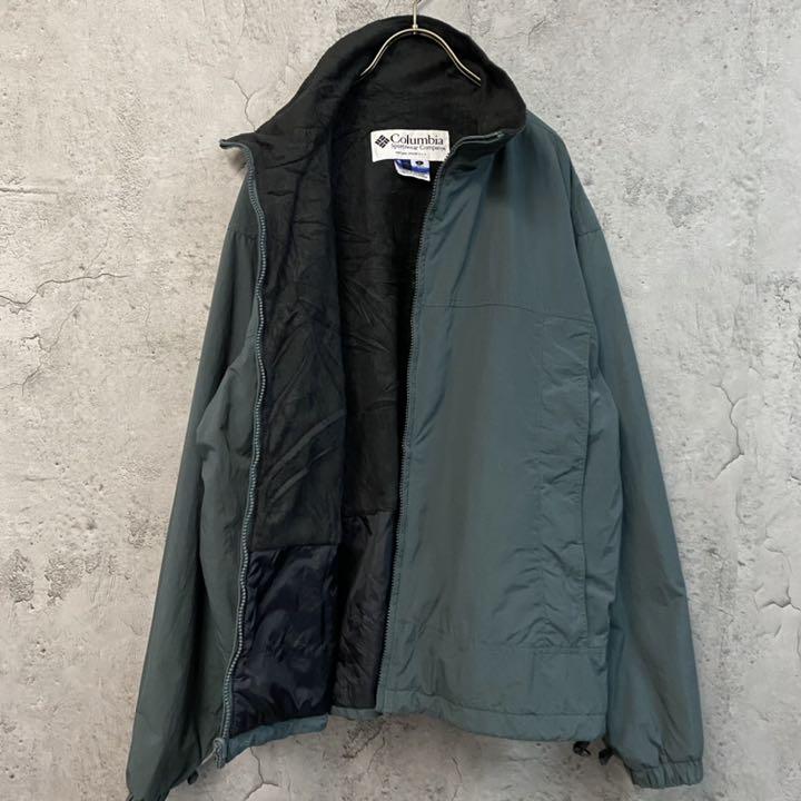 HOT定番 レア ナイロンジャケット XL NQh8v-m14968265557 グリーンカラー USA古着○コロンビア 全国無料限定SALE