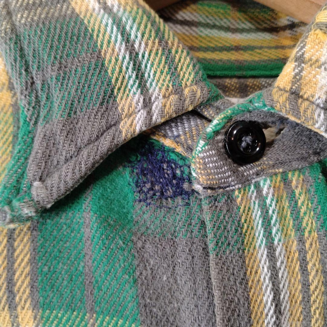60's ビンテージ　SEARS ネルシャツ　usa