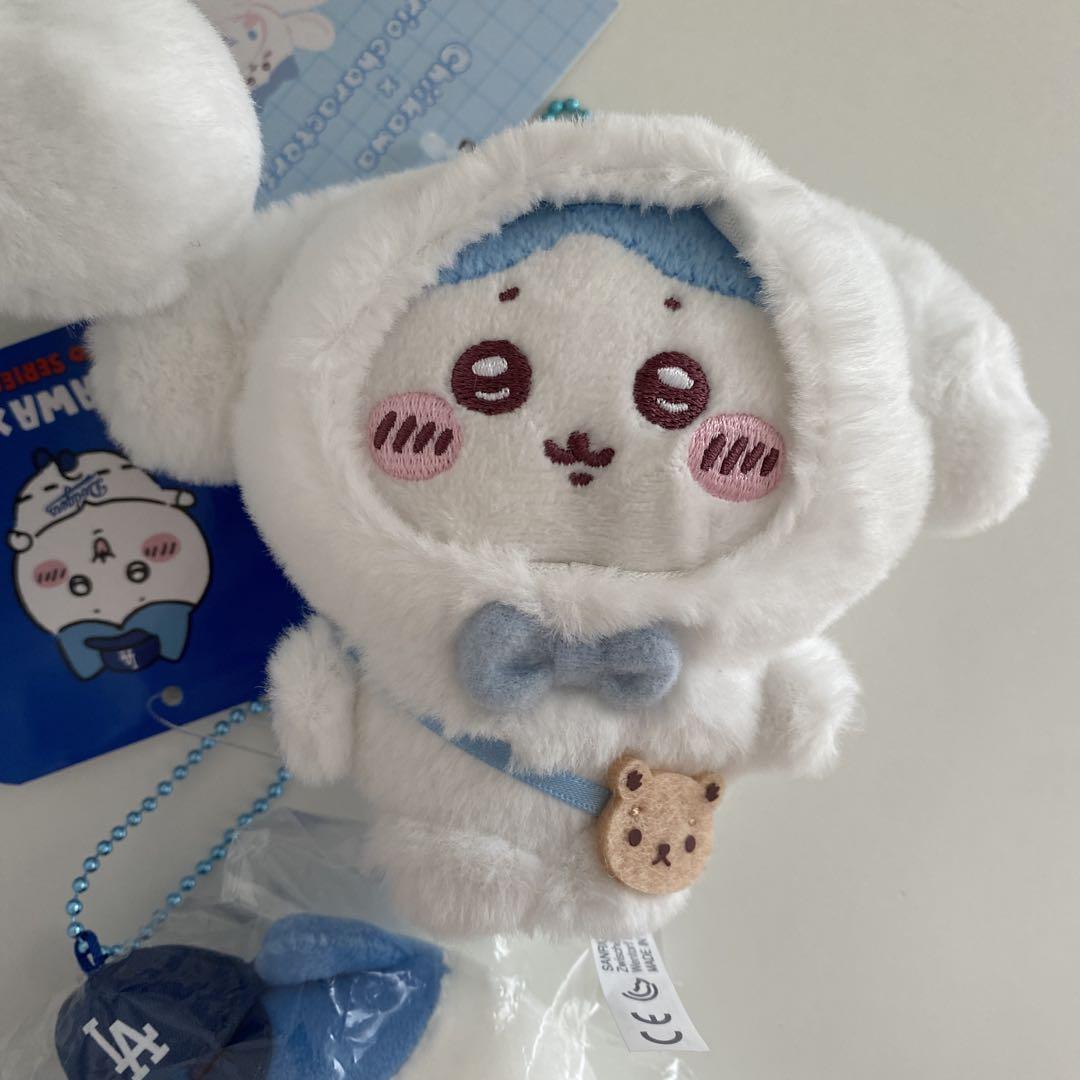 ちいかわ サンリオキャラクターズ ハチワレ シナモン ぬいぐるみ マスコット