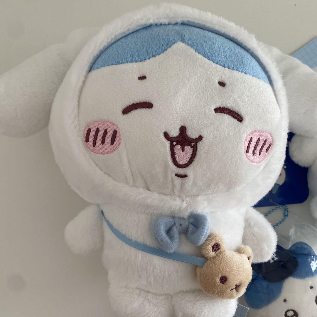 ちいかわ サンリオキャラクターズ ハチワレ シナモン ぬいぐるみ マスコット