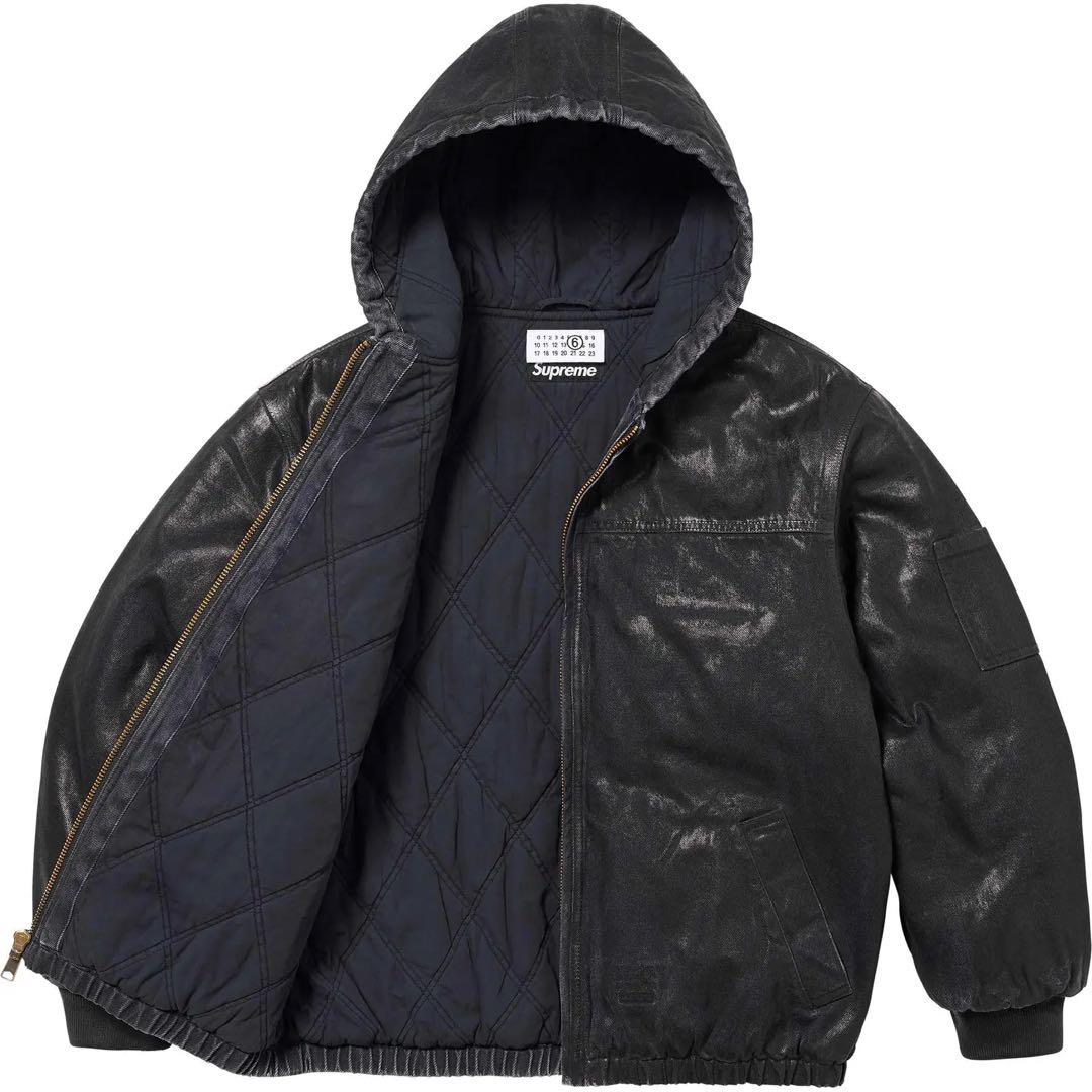 ジャケット・アウター supreme mm6 foil hooded work jacket