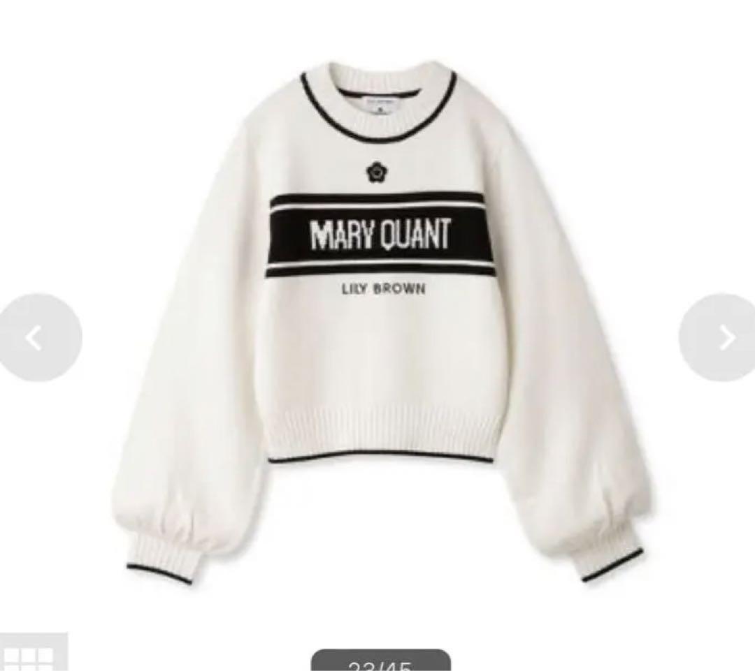【LILY BROWN×MARY QUANT】ジャガードニット