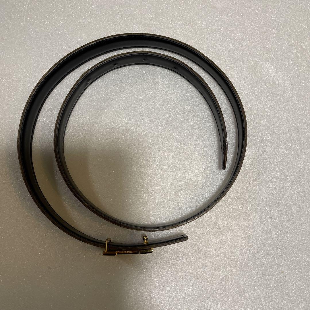 HERMES Hベルト　ブラウン レザー ベルト H型バックル