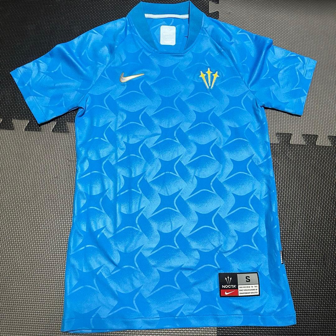 美品 NIKE X NOCTA タークス アンド カイコス Tシャツ S ブルー