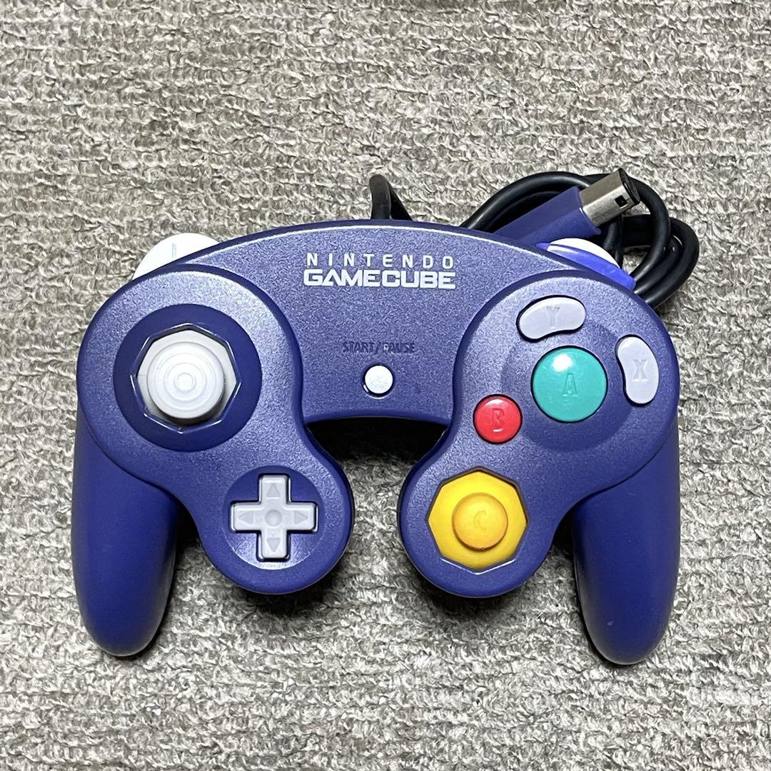 Nintendo ゲームキューブ本体 バイオレット コントローラー