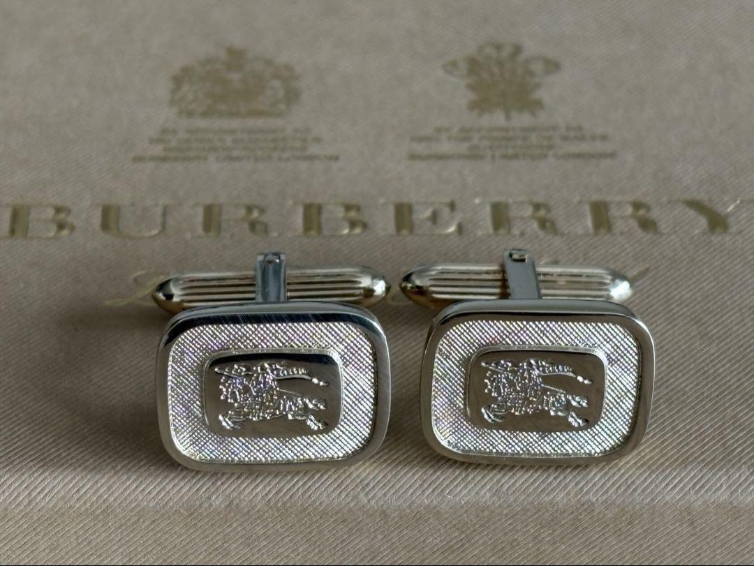 美品Burberrysスターリングシルバー＆K14GF製カフリンクス※付属品無し BURBERRY - Burberrysスターリングシルバー＆K14GF製
