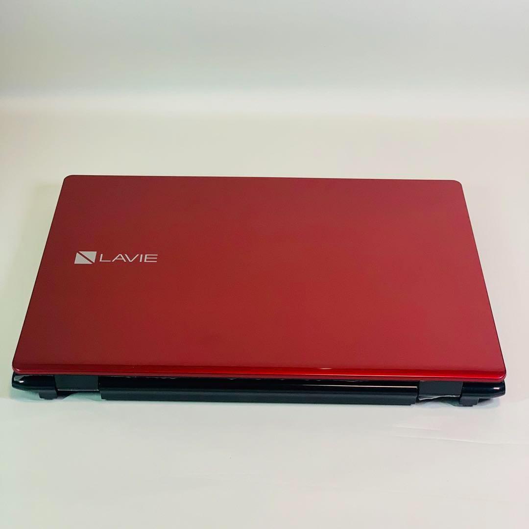 Core i3✨カメラ✨Bluetooth✨SSD✨赤✨NEC✨ノートパソコン