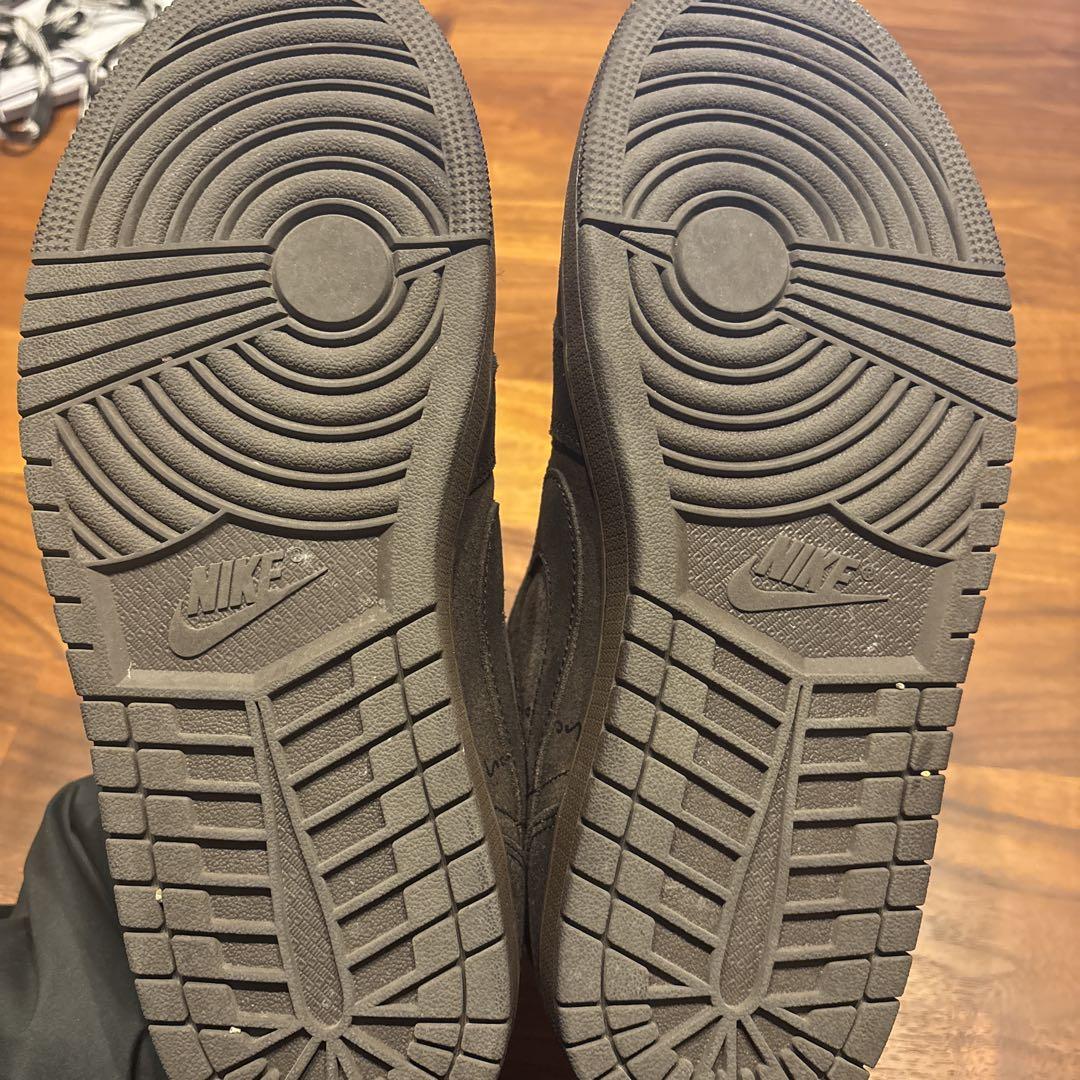 aj1 travis Scott ベルベットブラウン　27