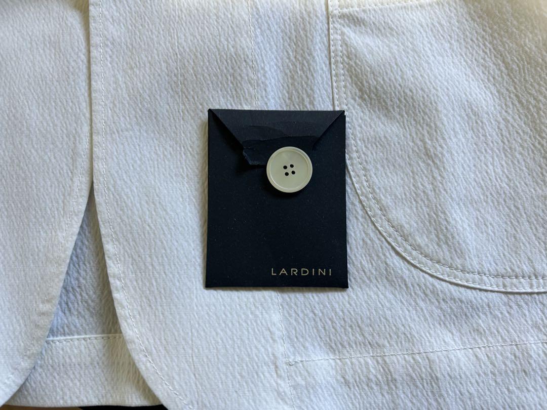 LARDINI 超薄手シアサッカー シャツジャケット 46