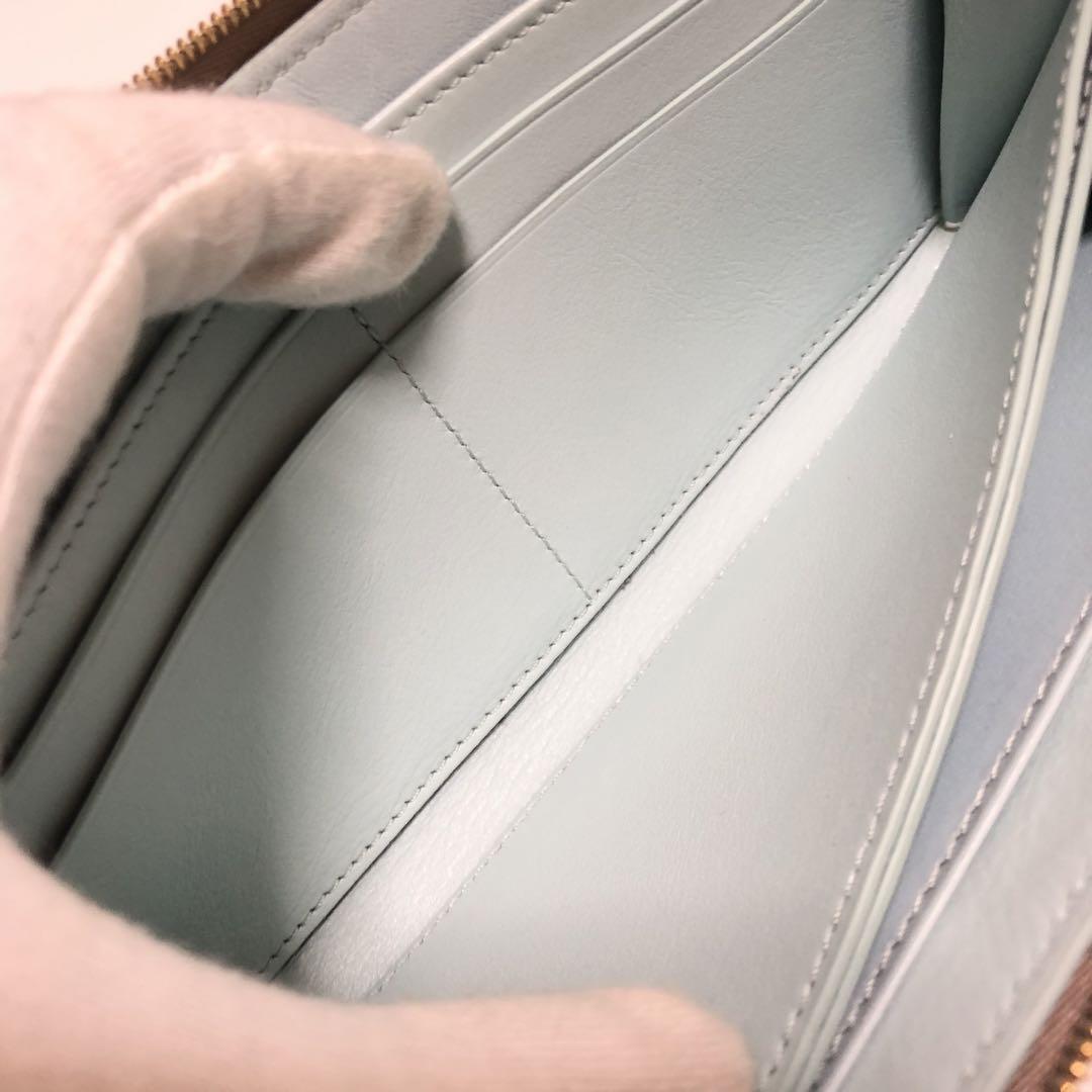 【美品】LOEWE ロエベ ノット　ジップアラウンド　ラウンドファスナー長財布