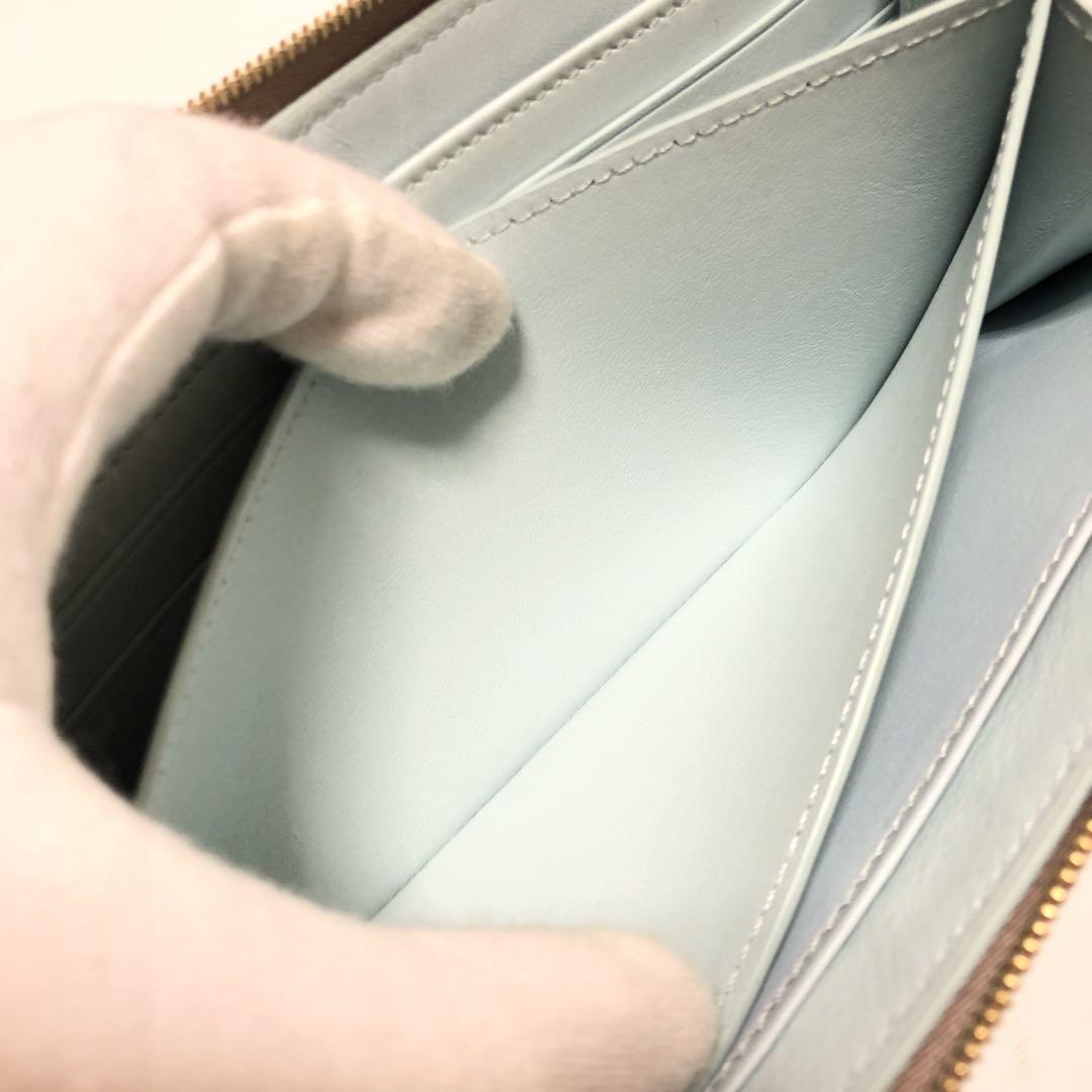 【美品】LOEWE ロエベ ノット　ジップアラウンド　ラウンドファスナー長財布