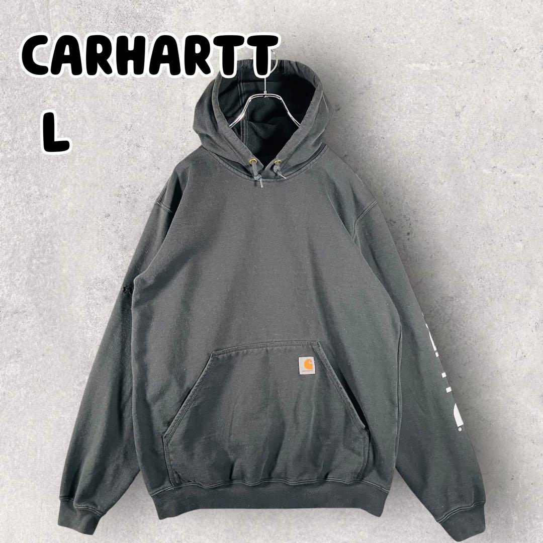 CARHARTT カーハート パーカー フーディ ブラック L相当 71