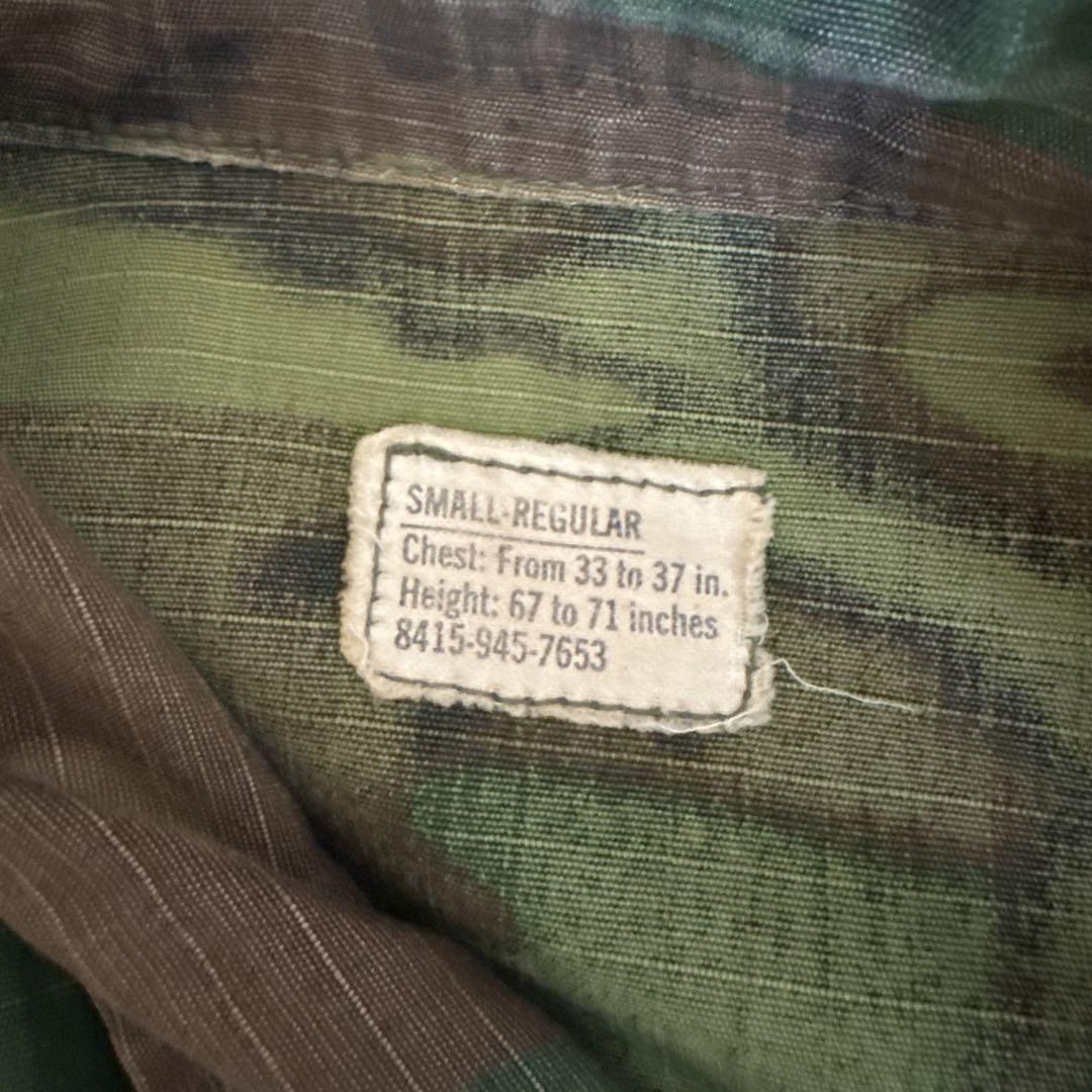 60s US ARMYグリーンリーフ カモ ジャングルファティーグ ジャケット