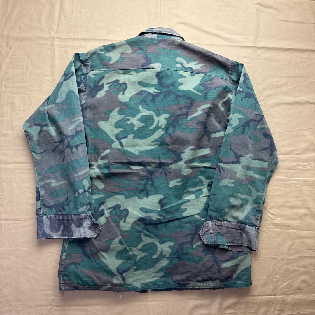 60s US ARMYグリーンリーフ カモ ジャングルファティーグ ジャケット