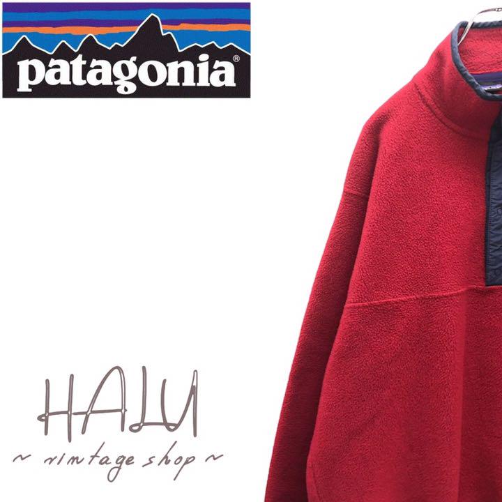 Patagonia スナップT 赤 ヴィンテージ フリーストップス ボタン Patagonia スナップT 赤 ヴィンテージ フリーストップス ボタン