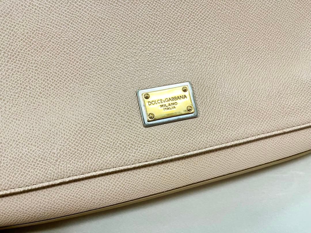 ★サマーセール中★DOLCE&GABBANA レザー ショルダー ハンドバッグ