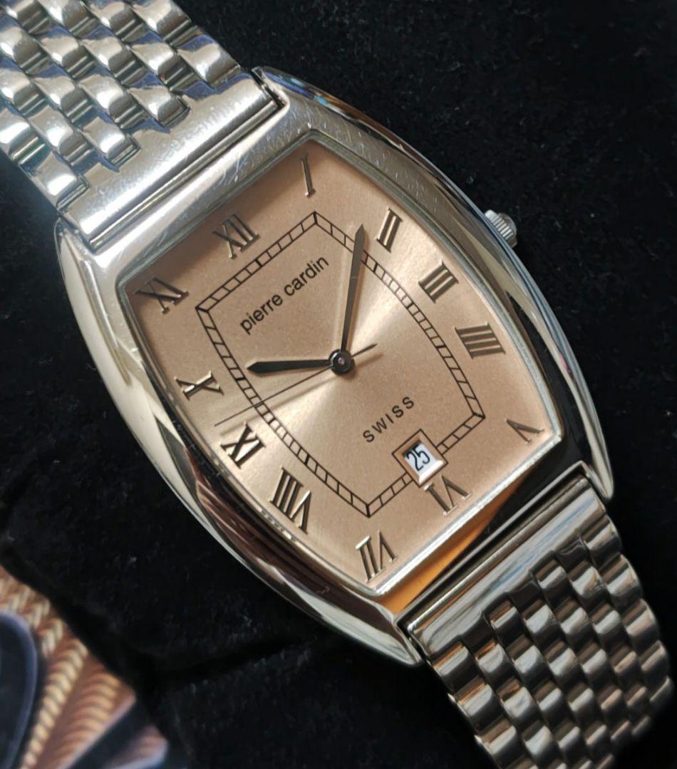 スイス製 腕時計 ピエールカルダン pierre cardin 絶版希少トノー型