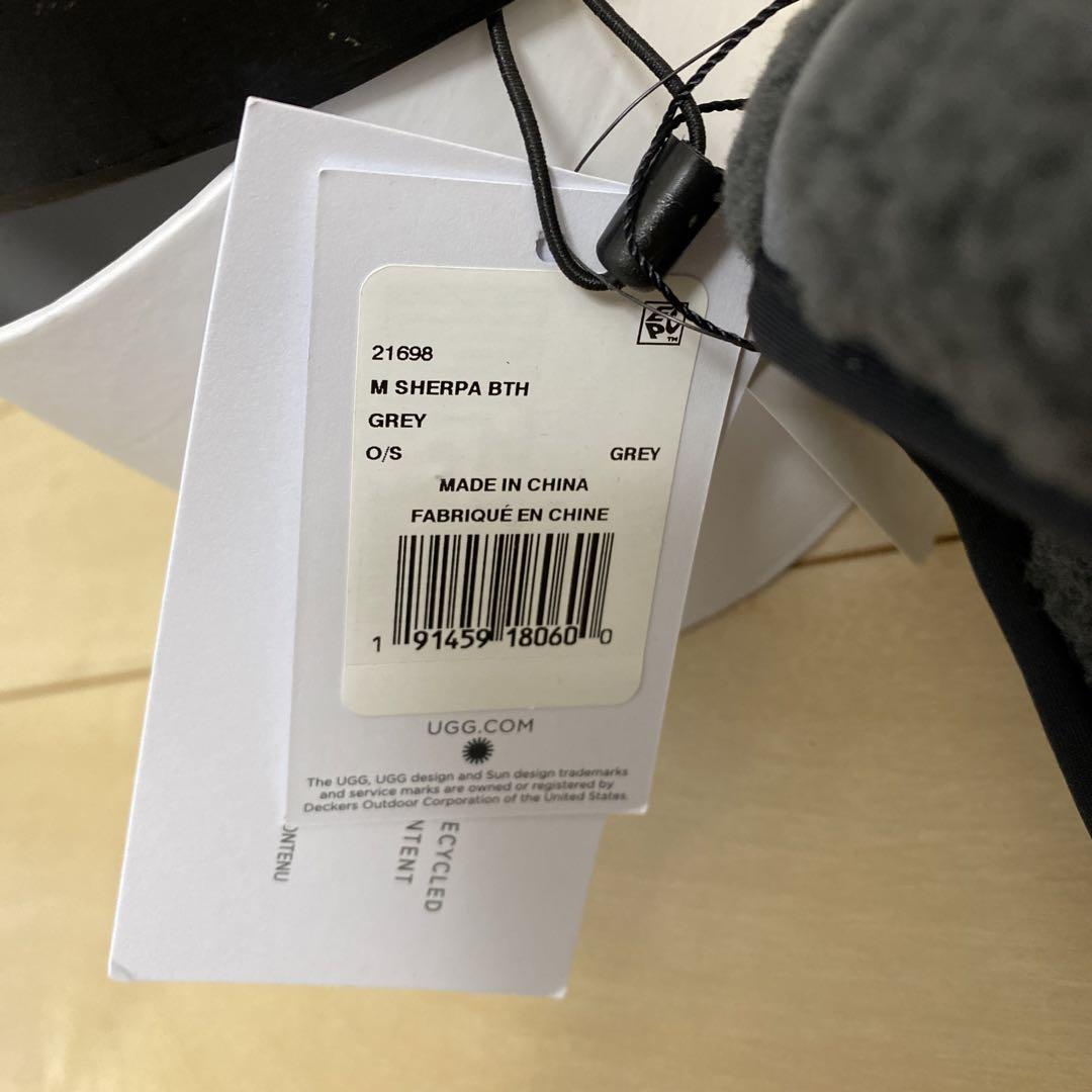 ugg Sherpa bth イヤーマフ グレー 新品箱付き