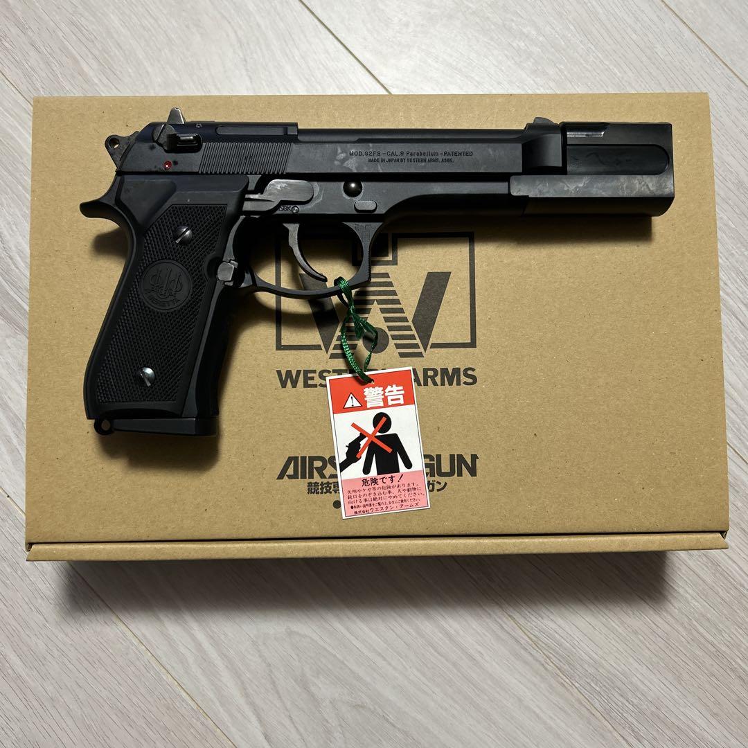 希少 新品WA ベレッタ M92FS LEON サイレンサーver. ガスガン