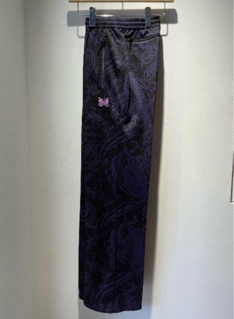 パンツ NEEDLES Track Pant Paisley black purple