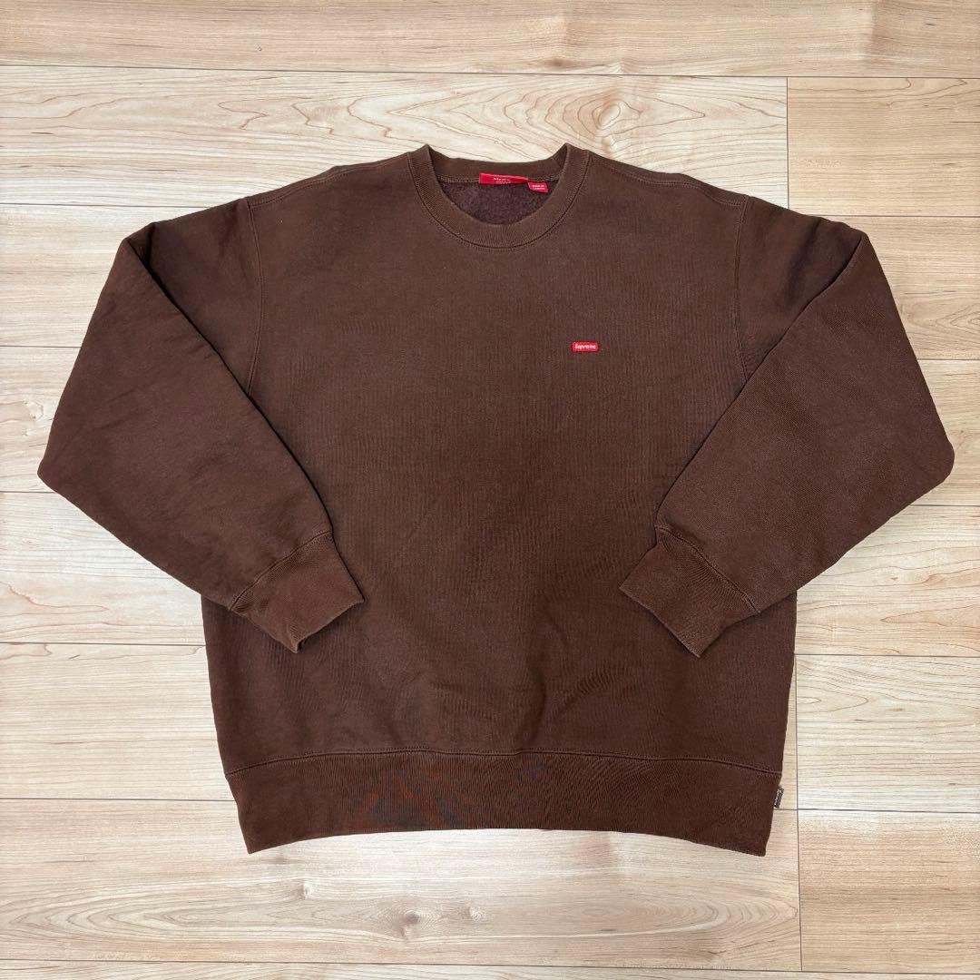 Supreme Small Box スウェット ボックスロゴ ブラウン 茶M・SUPREME