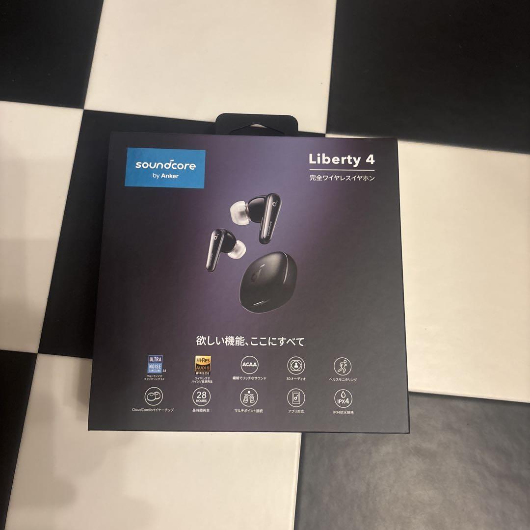 Soundcore Liberty 4 ワイヤレスイヤホン ケース付き