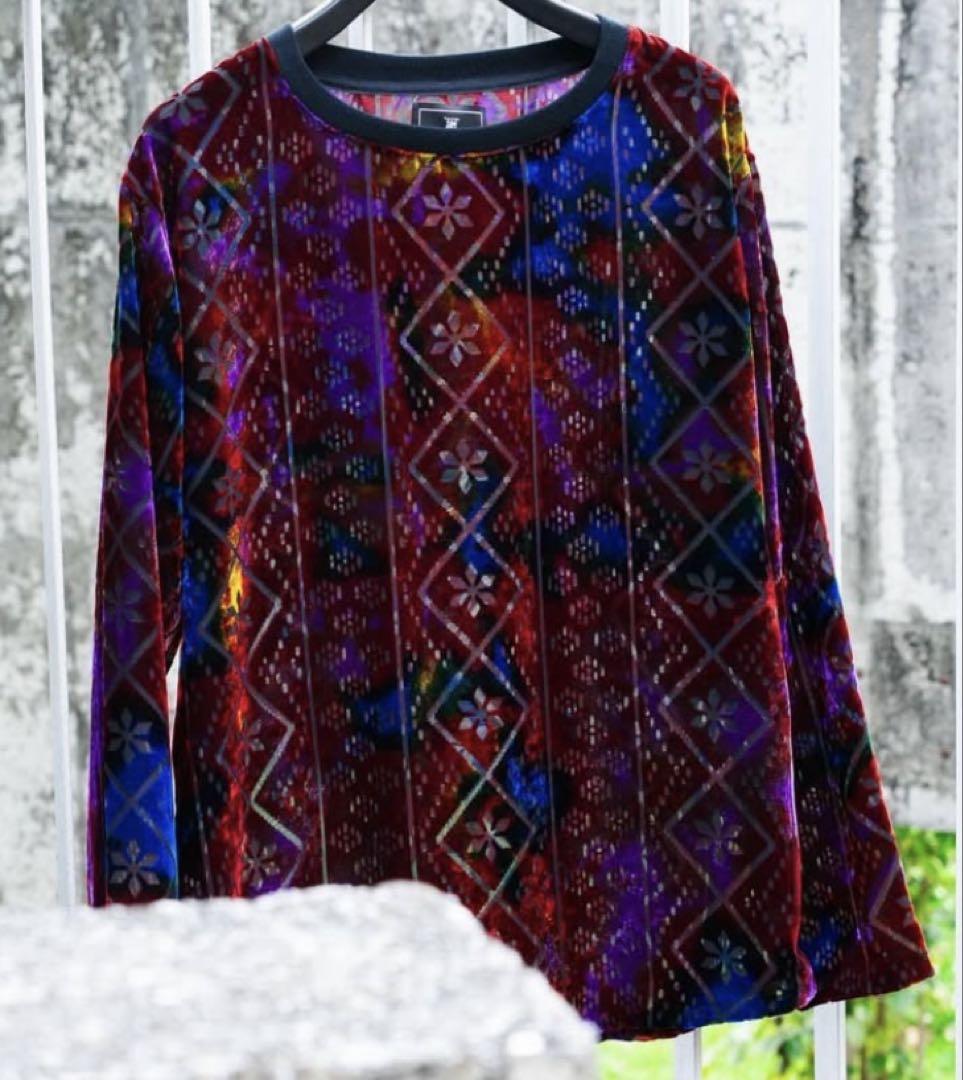 TUITACI◆VINTAGE LACE VELVET PULLOVER