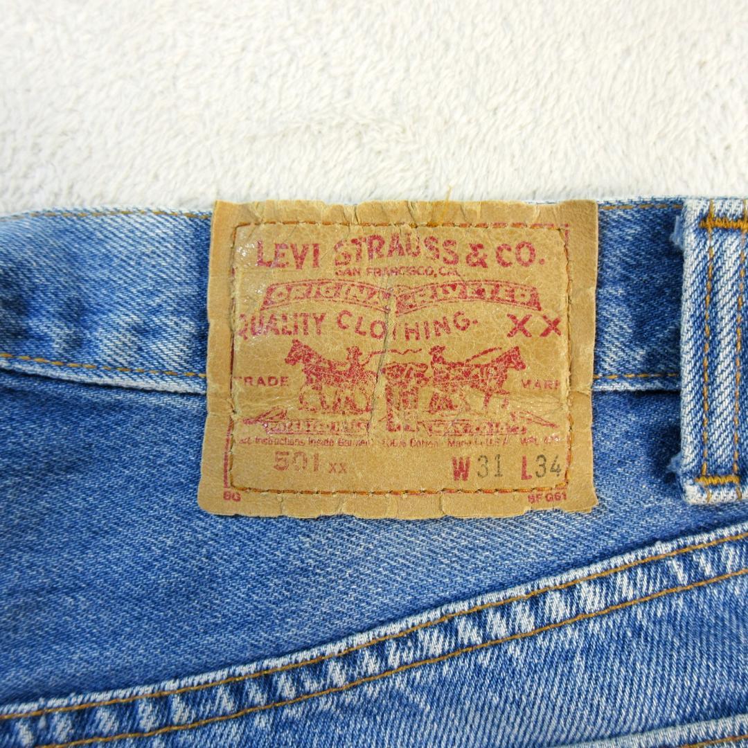 ★【古着】80s 赤文字Levi's501xx 0000 USA製 裏刻印552 80s W30 Levi's 501xx 赤文字 USA製 552 DENIM - メルカリ