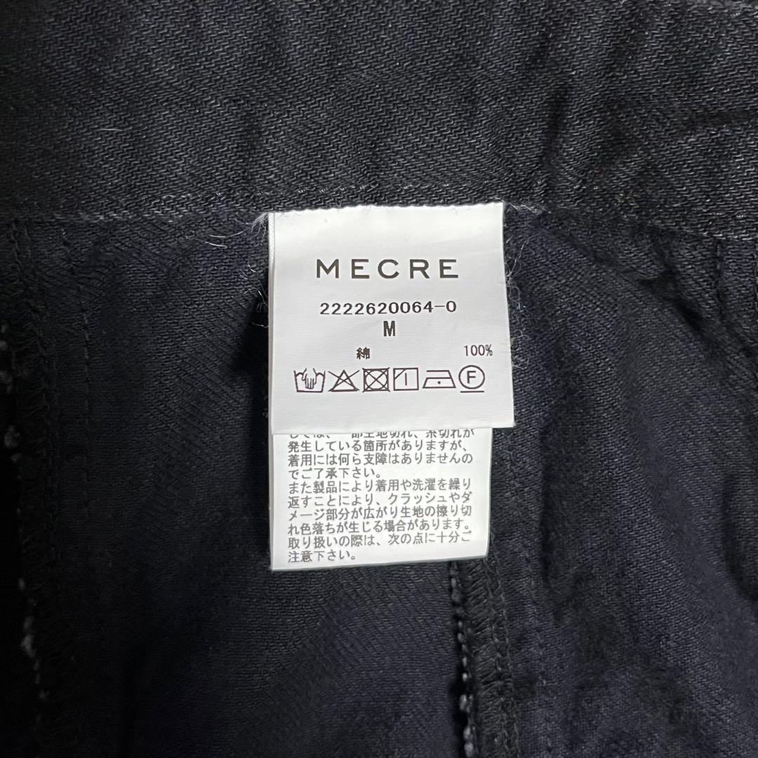 メクル バルーンデニムパンツ ブラック パンツ
