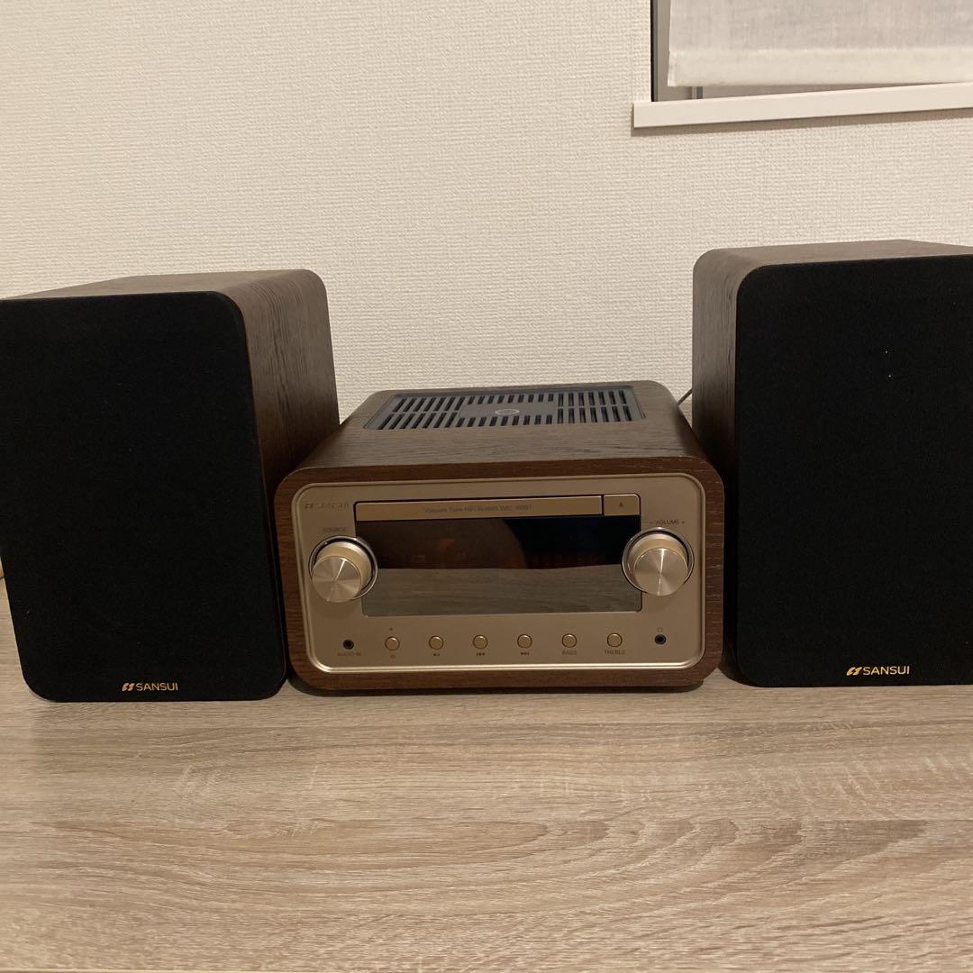 真空管搭載SANSUI ハイブリッドミニコンポ SMC-300BT