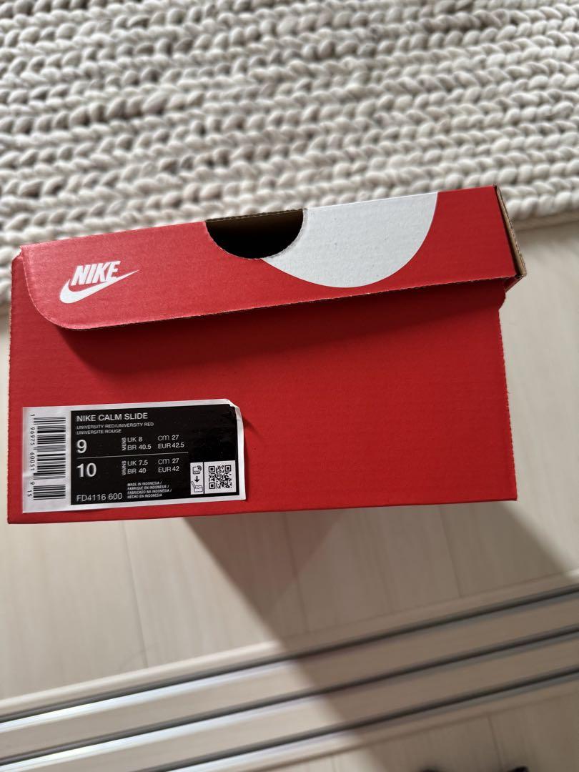 Nike Calm Slide レッド 27cm 箱ありゆうさん