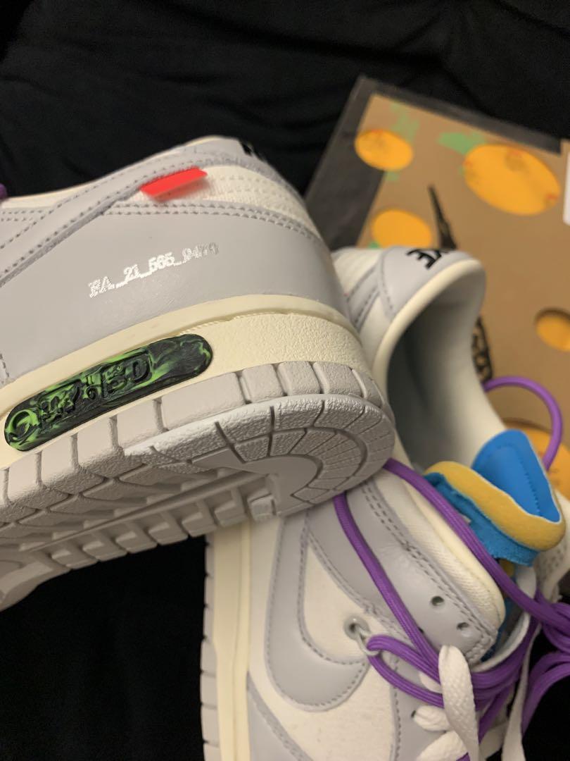 NIKE DUNK LOW × OFF-WHITE 1 OF 50 “47” 画像9